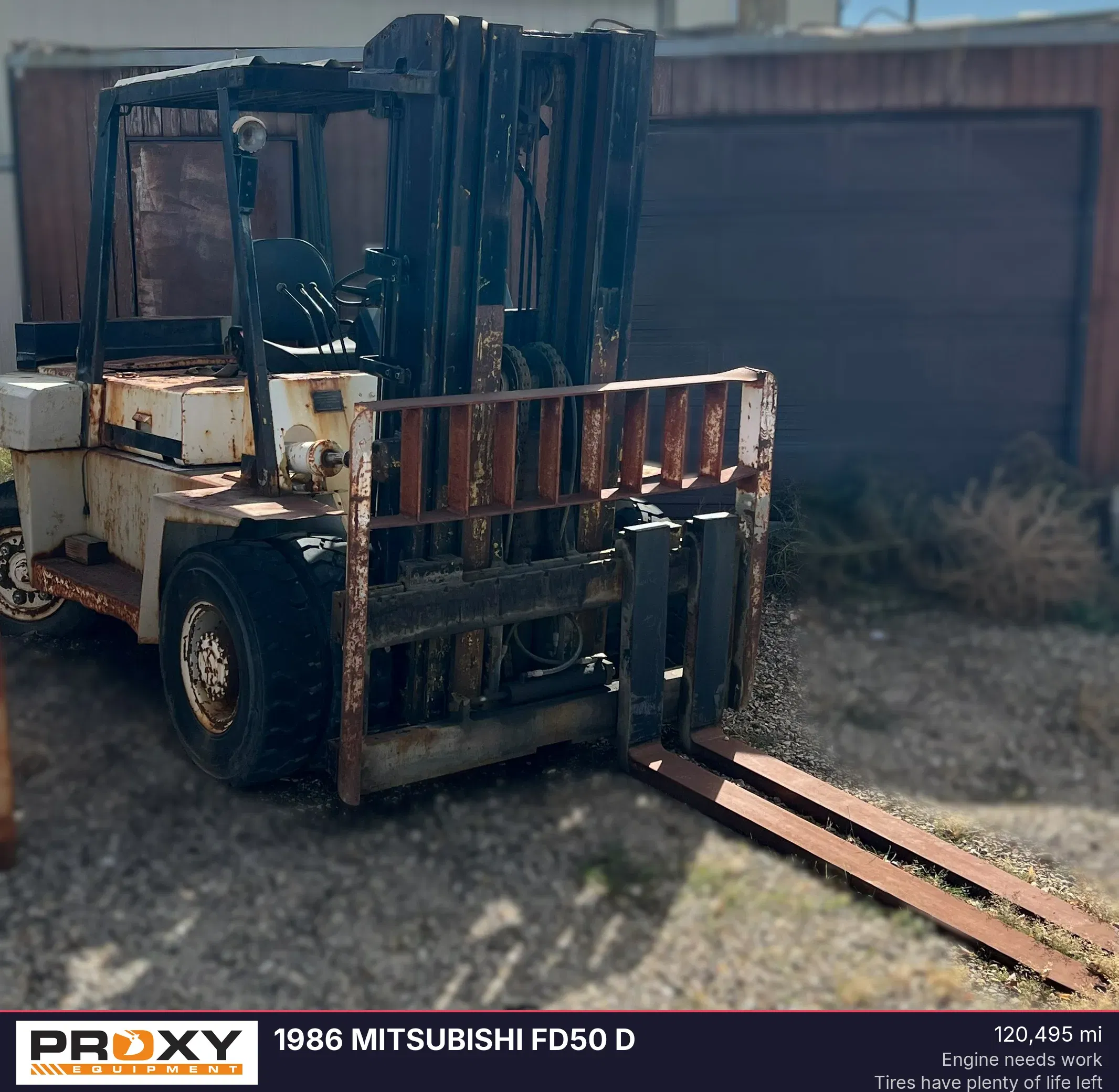 1986 Mitsubishi FD50 Equipment Image0