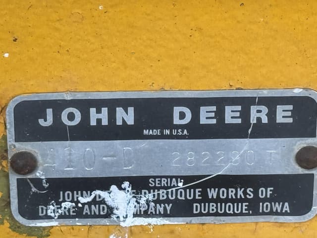 Image of John Deere 410 equipment image 3