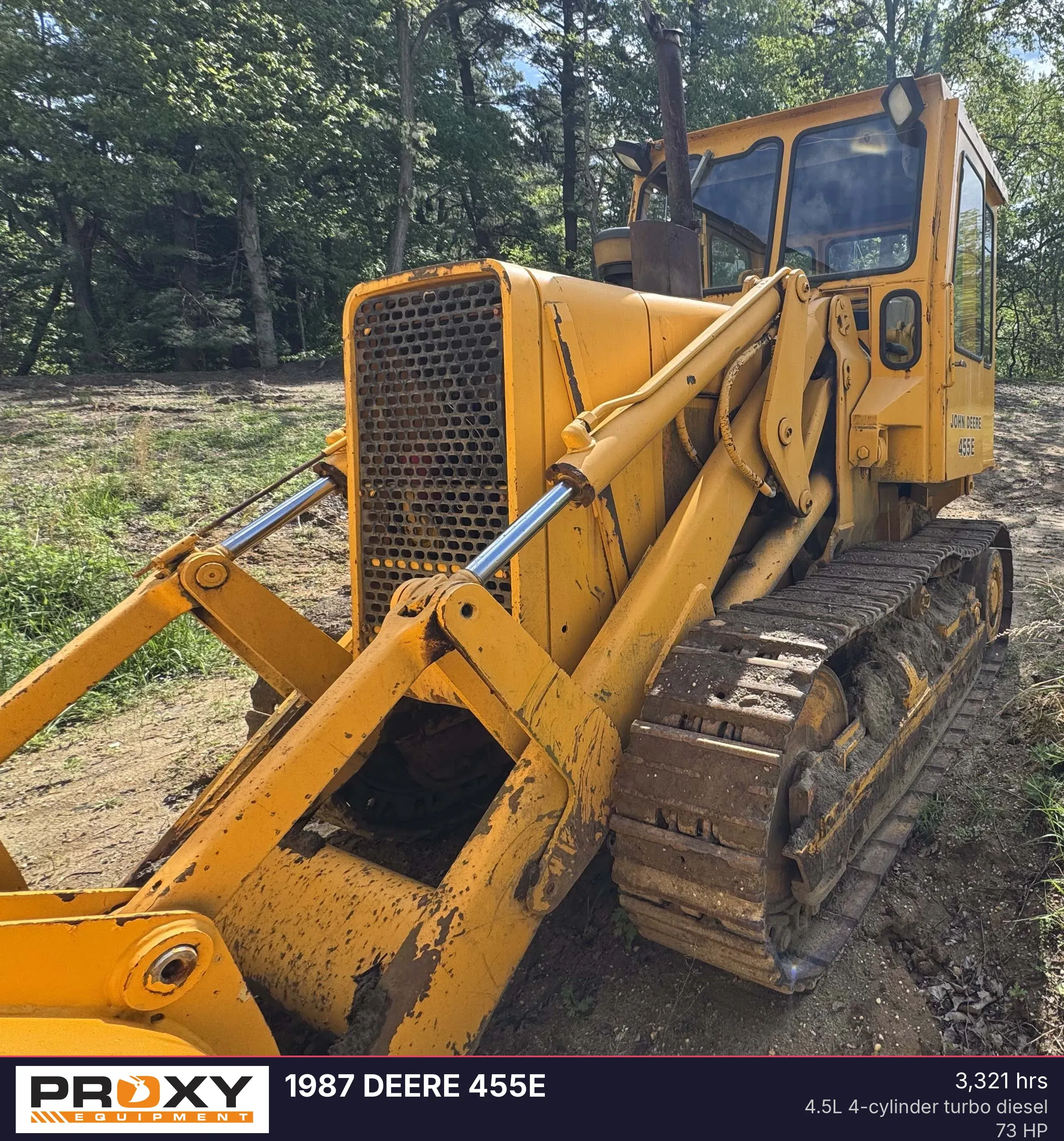 1987 John Deere 455E Equipment Image0