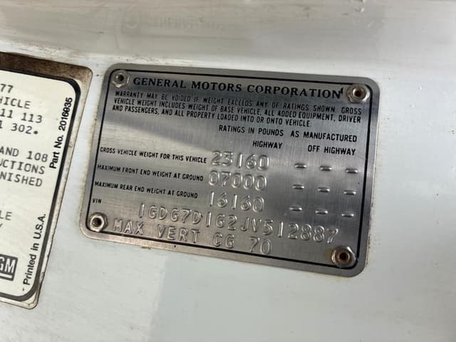 Image of GMC 7000 equipment image 1