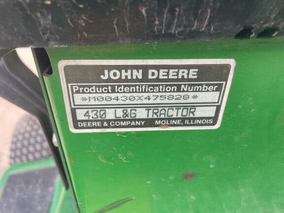 Image of John Deere 430 equipment image 4