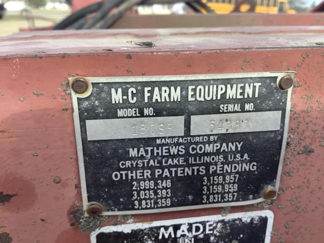 Image of Mathews Company 180SB equipment image 1
