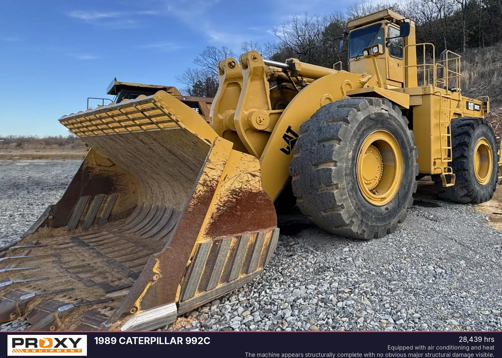 1989 Caterpillar 992C Equipment Image0