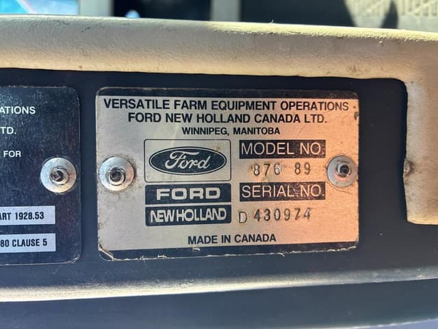 Image of Ford 876 equipment image 1