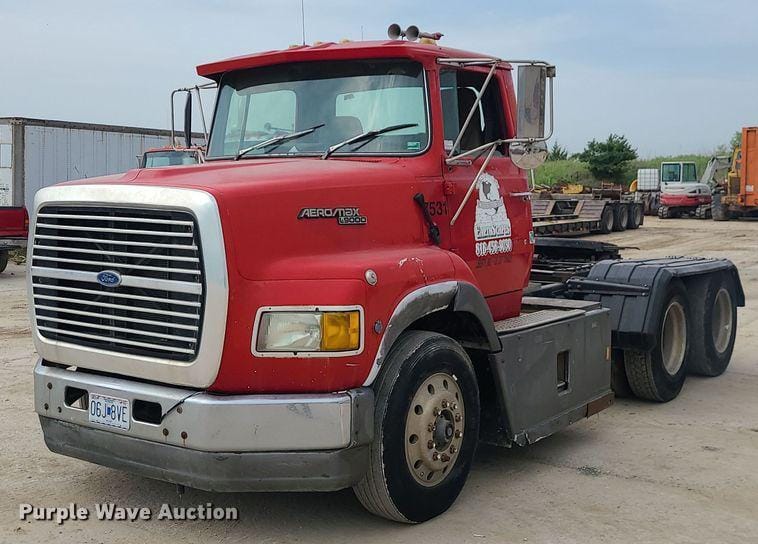 SOLD - 1990 Ford L9000 semi truck Lot No. LE9186 Other Equipment