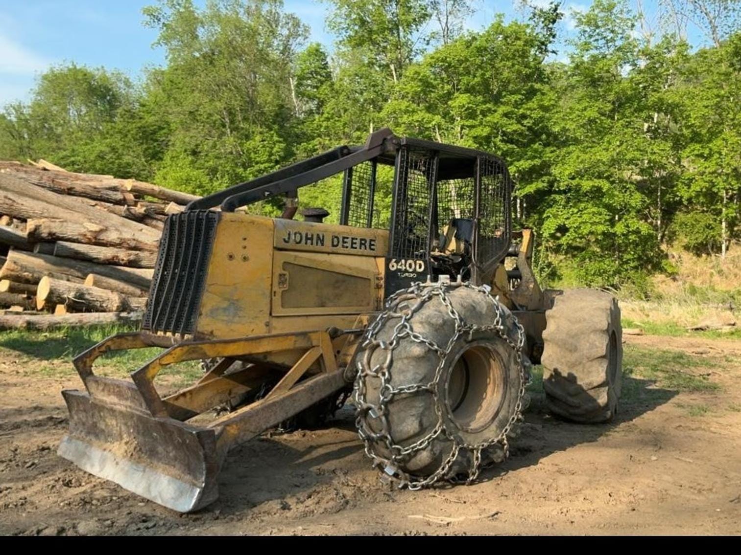 1990 John Deere 640D Equipment Image0