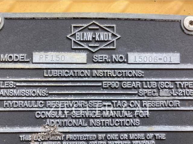Image of Blaw Knox PF-150 equipment image 4