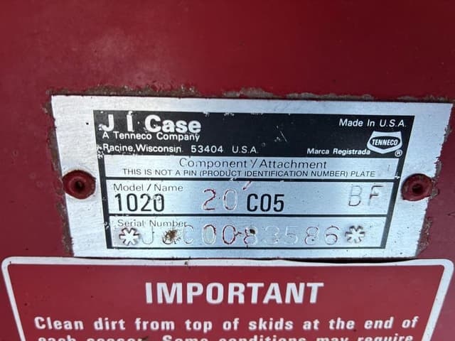 Image of Case IH 1020 equipment image 1