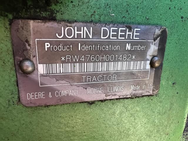 Image of John Deere 4760 equipment image 4