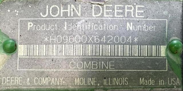 Image of John Deere 9600 equipment image 1