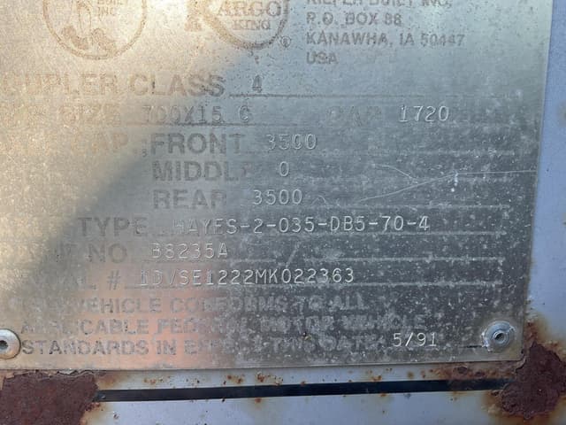 Image of Kiefer Stockman Express equipment image 1