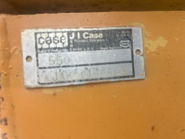 Image of Case 550E equipment image 1