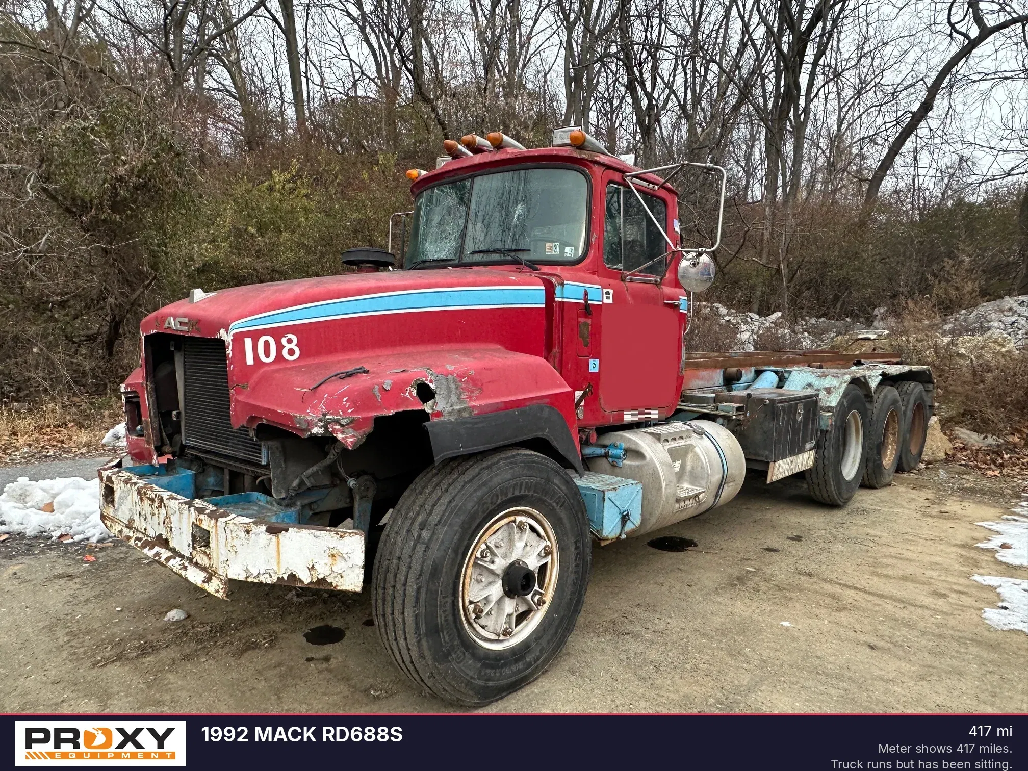 1992 Mack RD688S Equipment Image0