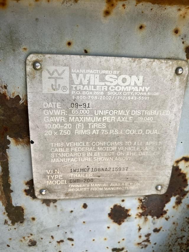 Image of Wilson DWH-200 equipment image 4