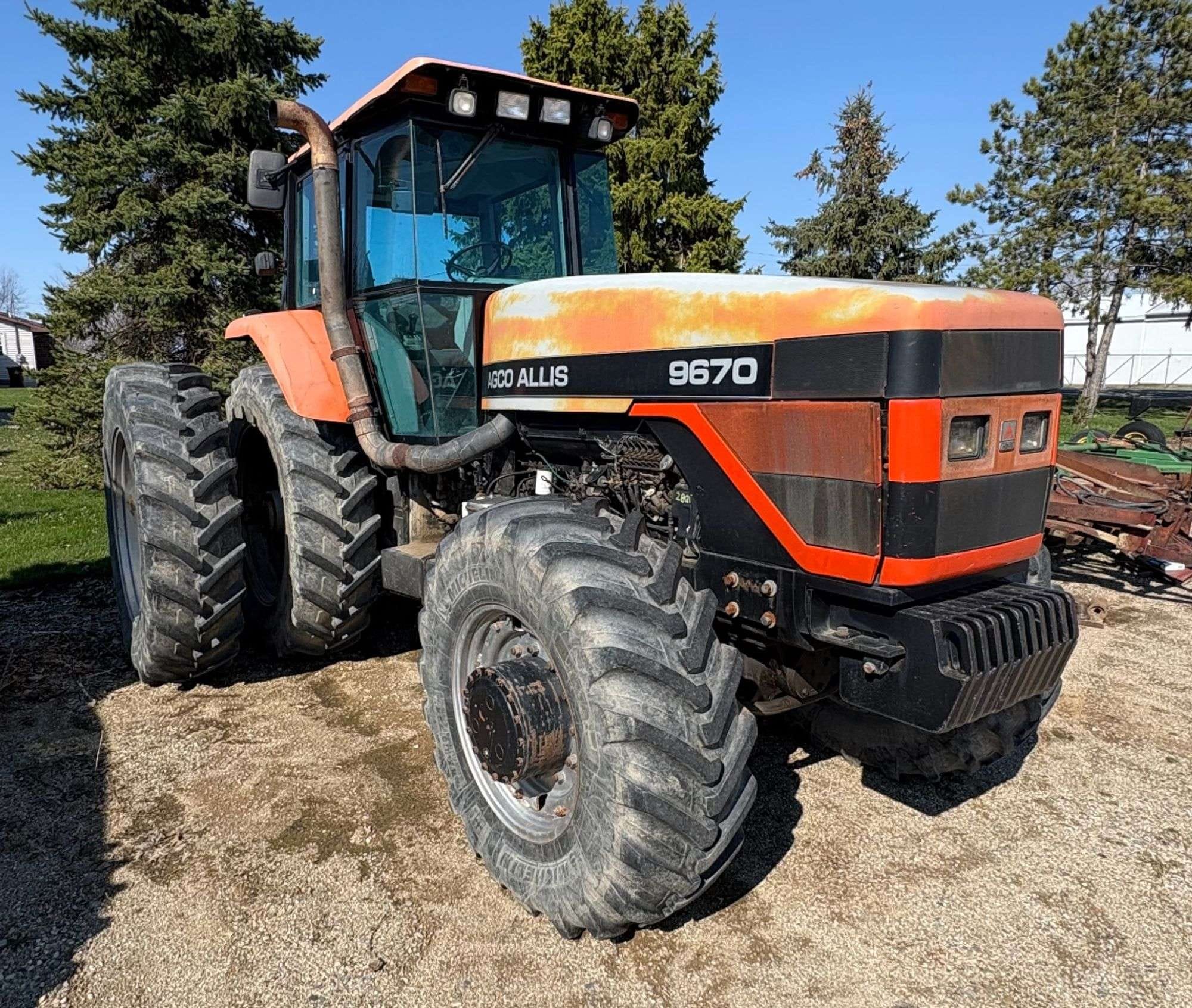 1993 AGCO Allis 9670 Equipment Image0