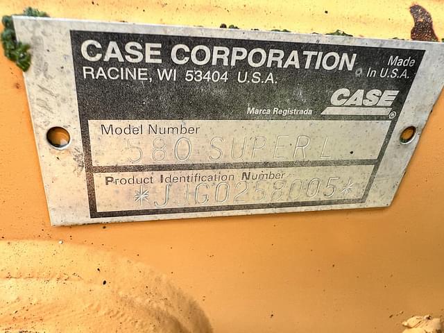 Image of Case 580 Super L equipment image 1