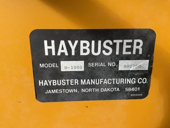 Image of Haybuster H1000 equipment image 1