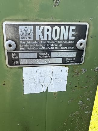 Image of Krone AMT 283CV equipment image 1