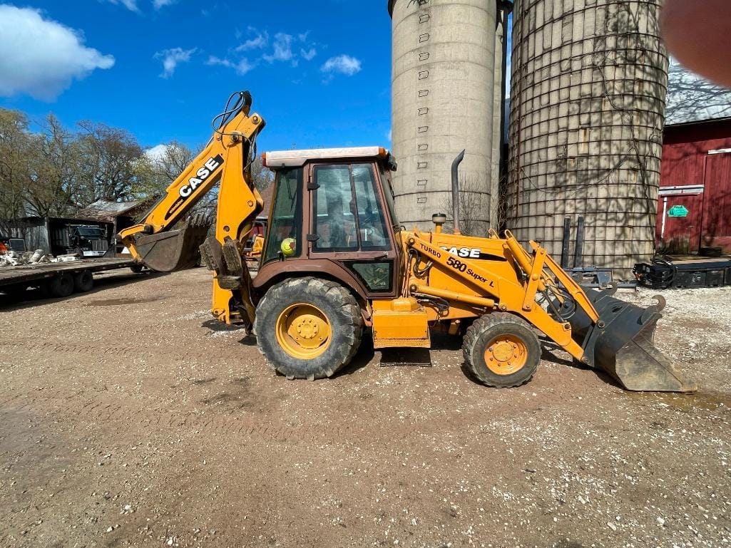 SOLD - 1994 Case 580SK Loader Backhoe Extendahoe (WI) Construction