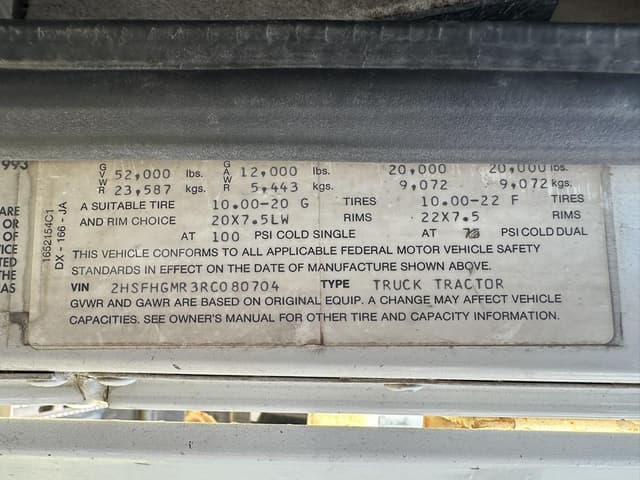 Image of International 9400 equipment image 3