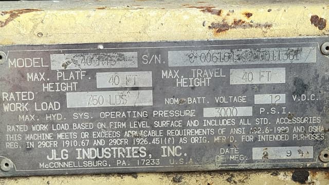 Image of JLG 40RTS equipment image 4
