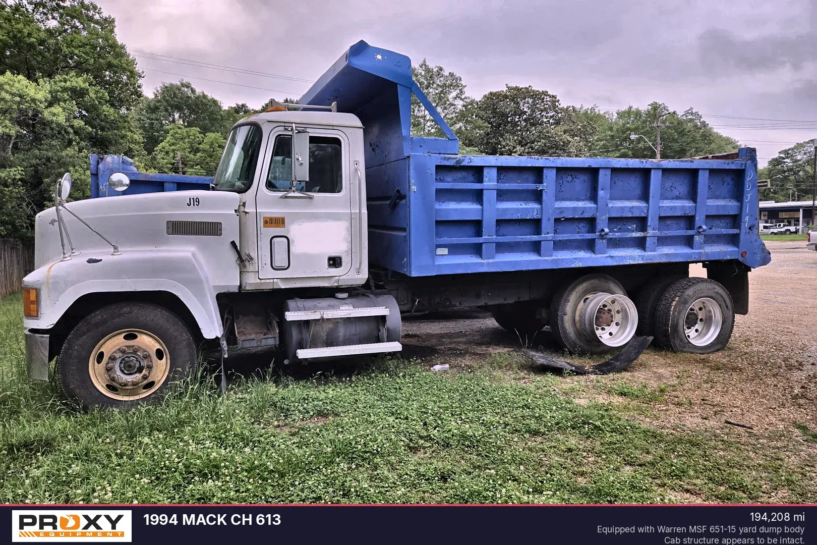 1994 Mack CH613 Equipment Image0