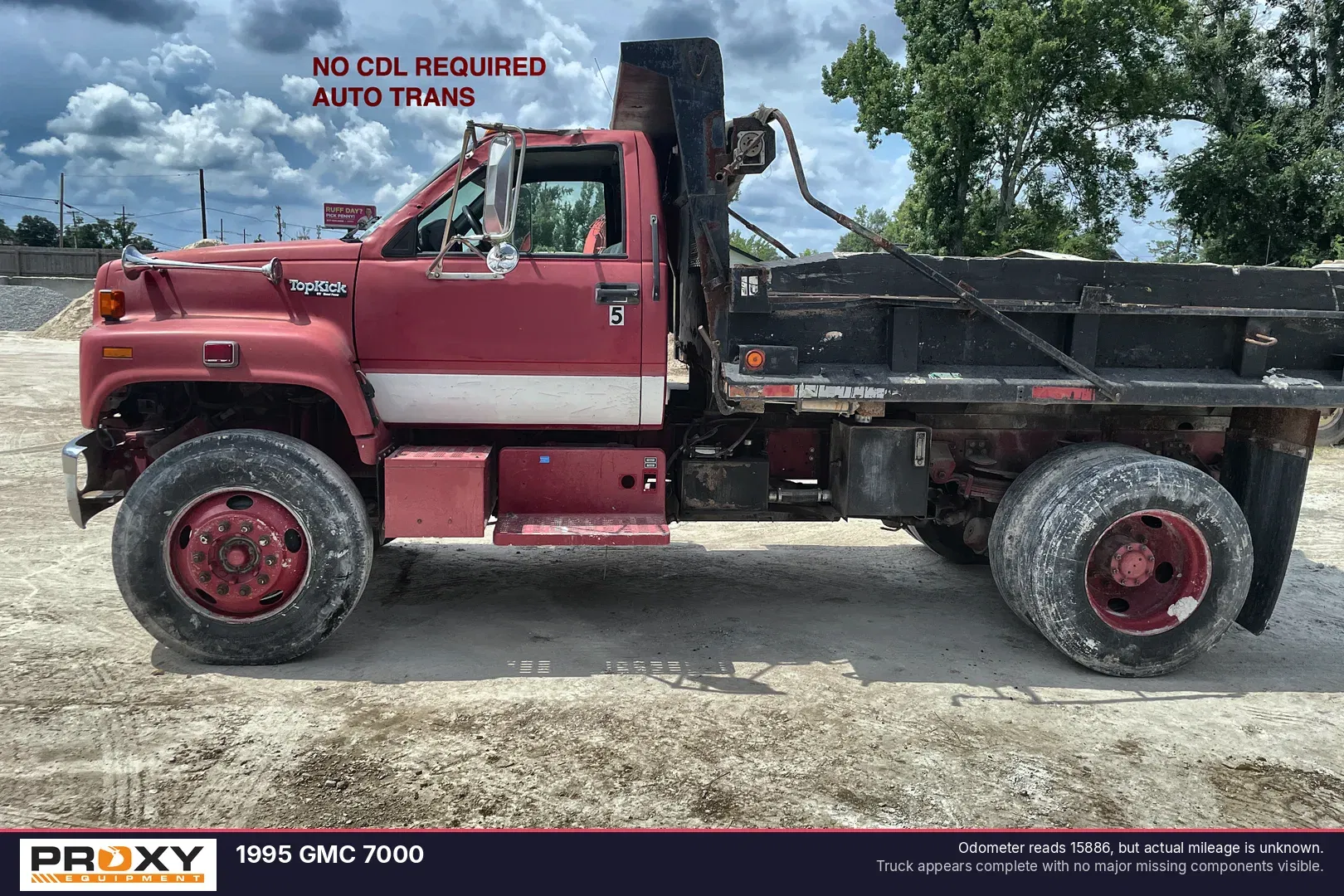 1995 GMC 7000 Equipment Image0