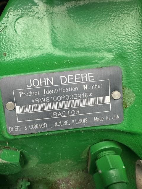 Image of John Deere 8100 equipment image 4