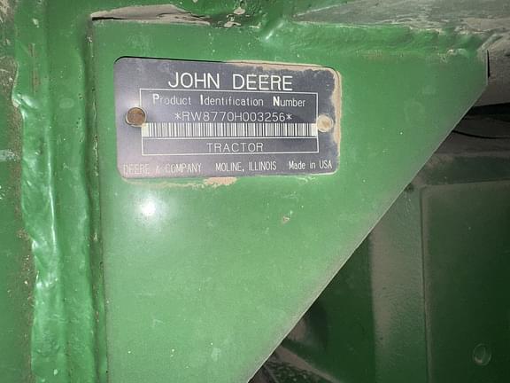 Image of John Deere 8770 equipment image 4
