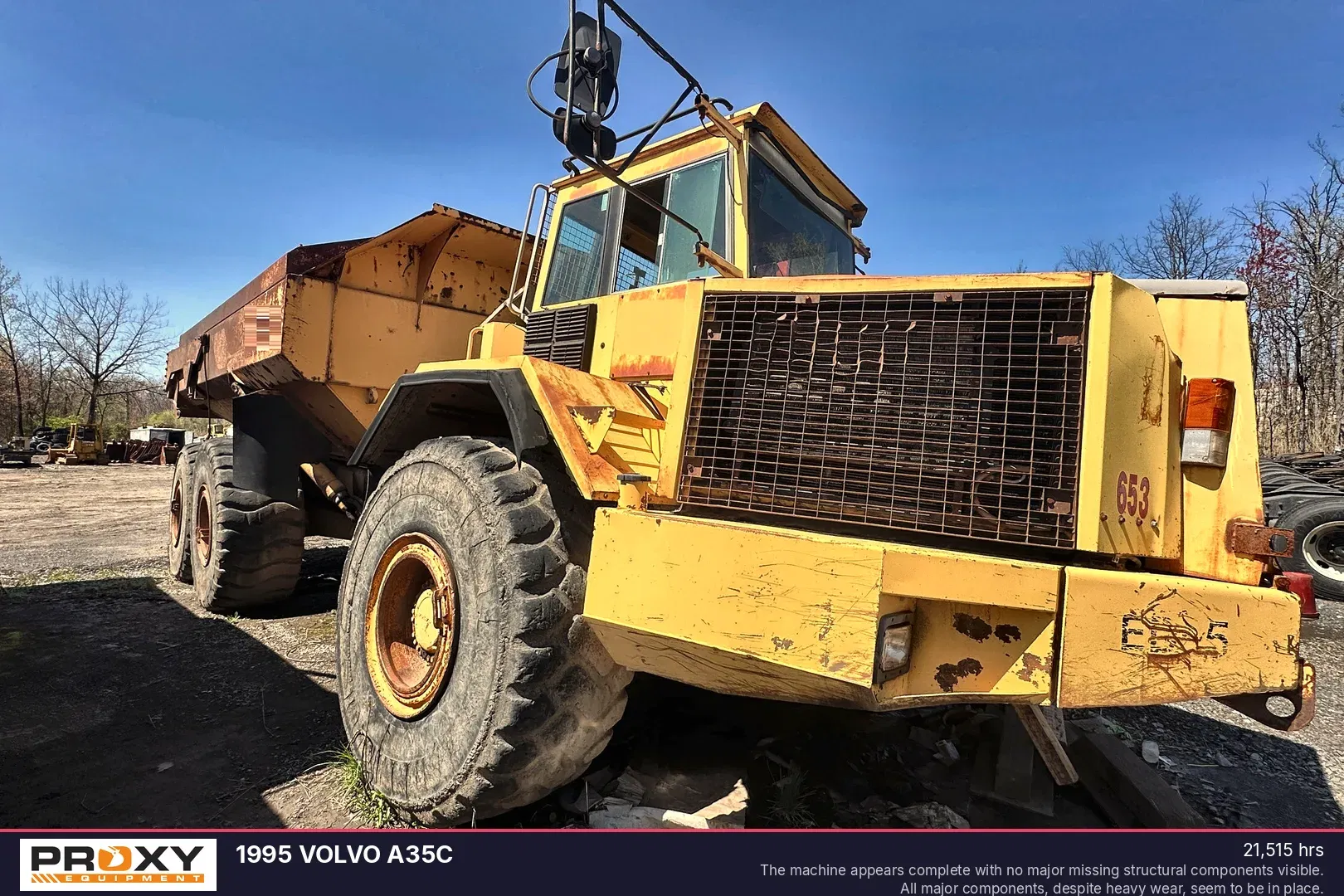 1995 Volvo A35C Equipment Image0