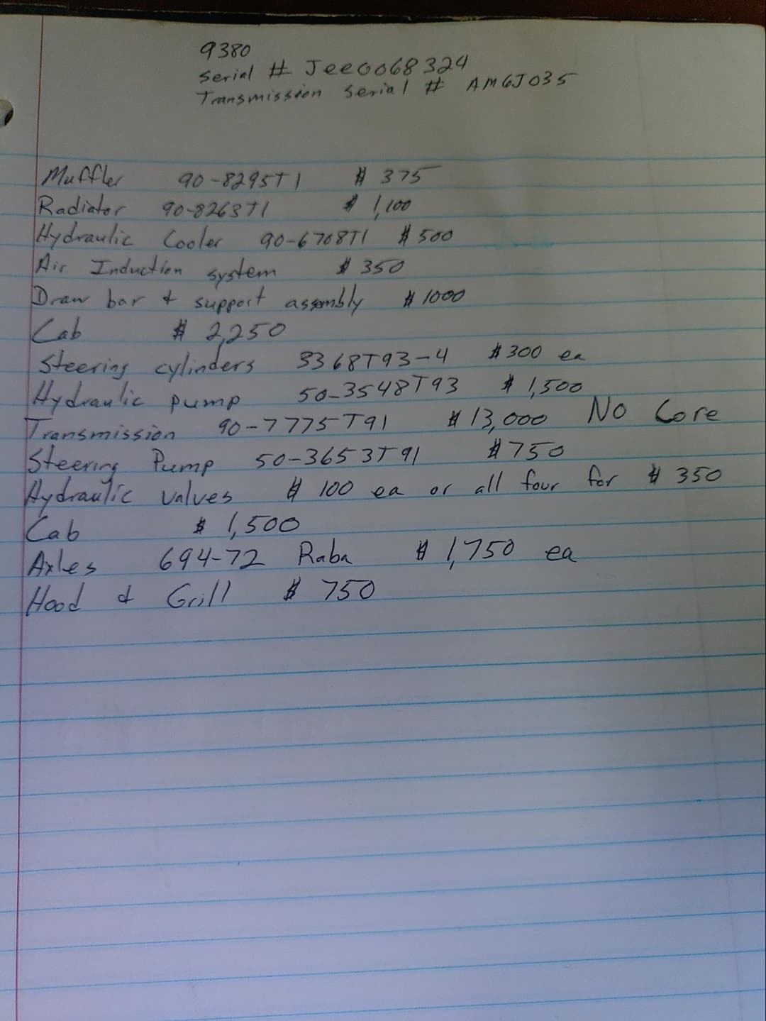 Image of Case IH 9380 Image 1