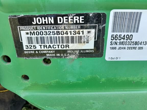 Image of John Deere 325 equipment image 2