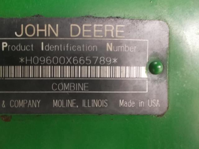 Image of John Deere 9600 equipment image 4