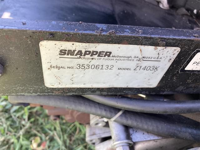 Image of Snapper Z1403K equipment image 4