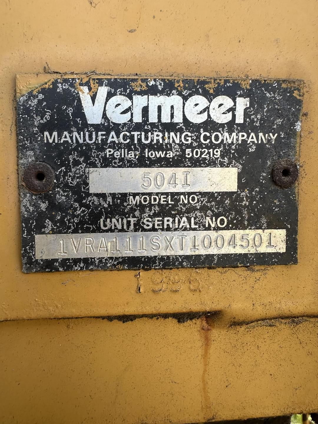 Image of Vermeer 504 Super I Image 1