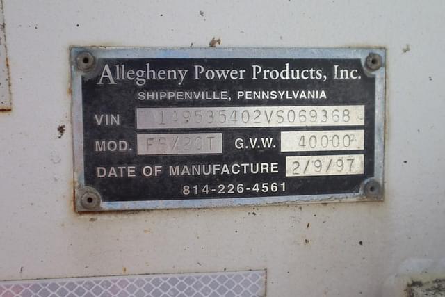 Image of Allegheny FB/20T equipment image 3