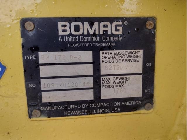 Image of Bomag BW172D equipment image 4