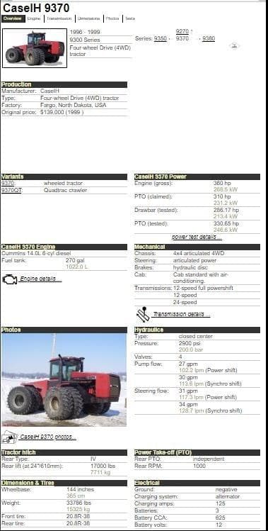 Image of Case IH 9370 Image 1