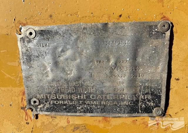 Image of Caterpillar GPL40  equipment image 4