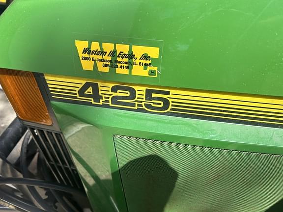 Image of John Deere 425 equipment image 4