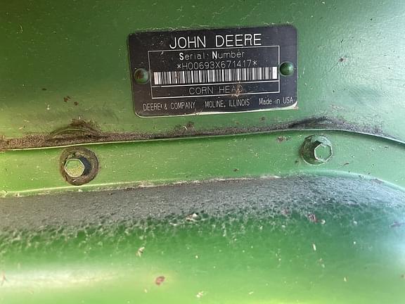 Image of John Deere 693 equipment image 2