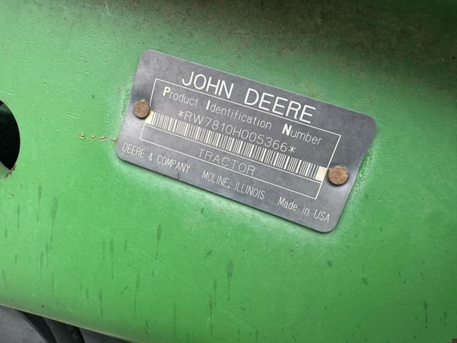 Image of John Deere 7810 equipment image 4