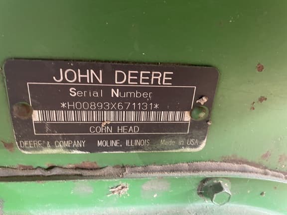 Image of John Deere 893 equipment image 1