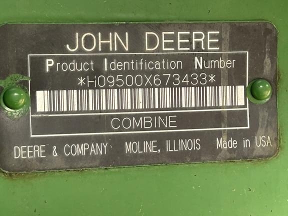 Image of John Deere 9500 equipment image 1