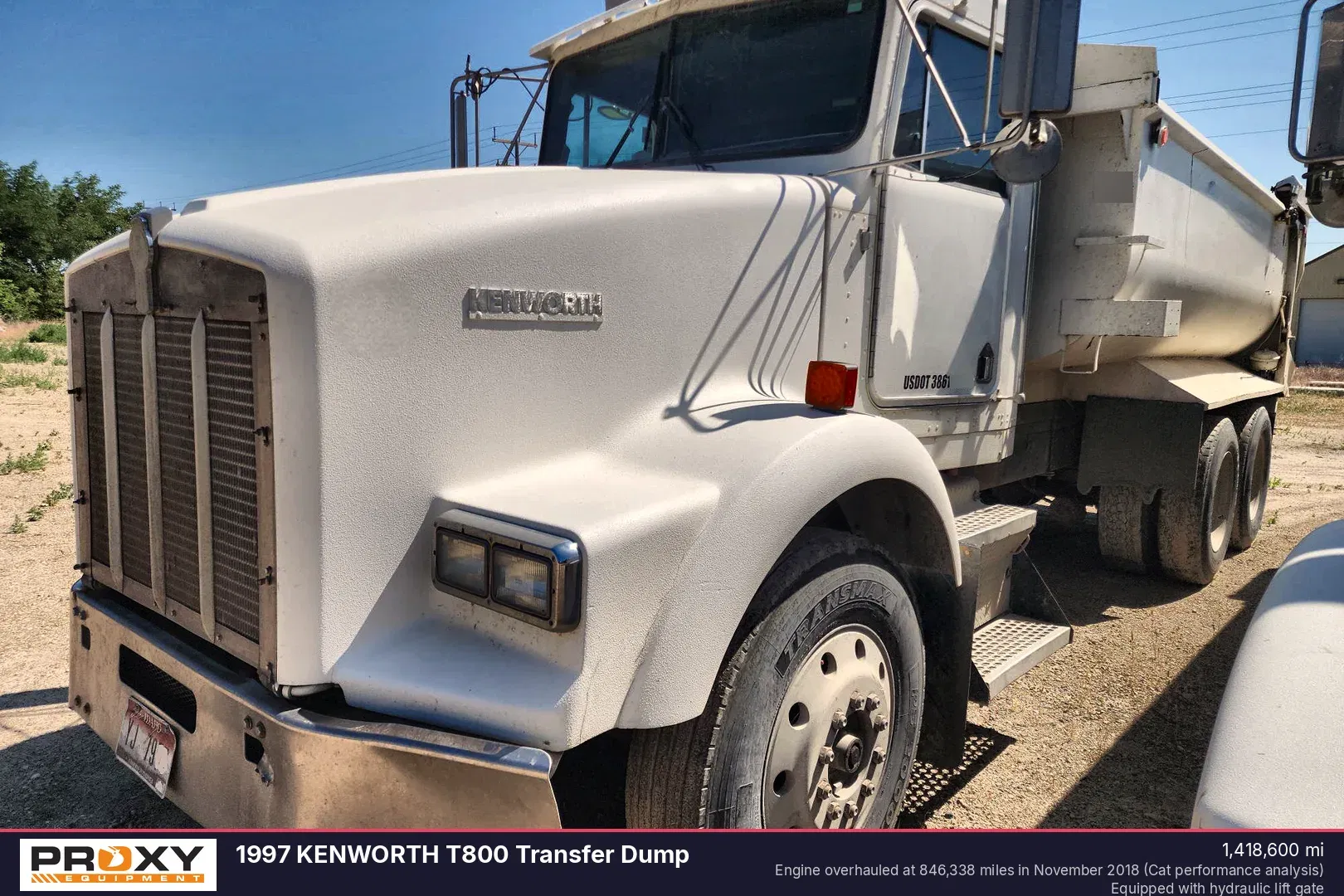 1997 Kenworth T800 Equipment Image0