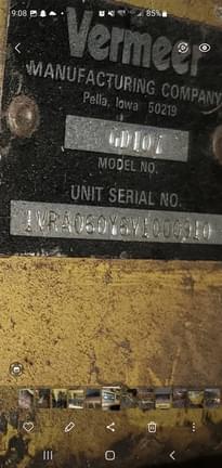 Image of Vermeer GD107 equipment image 2