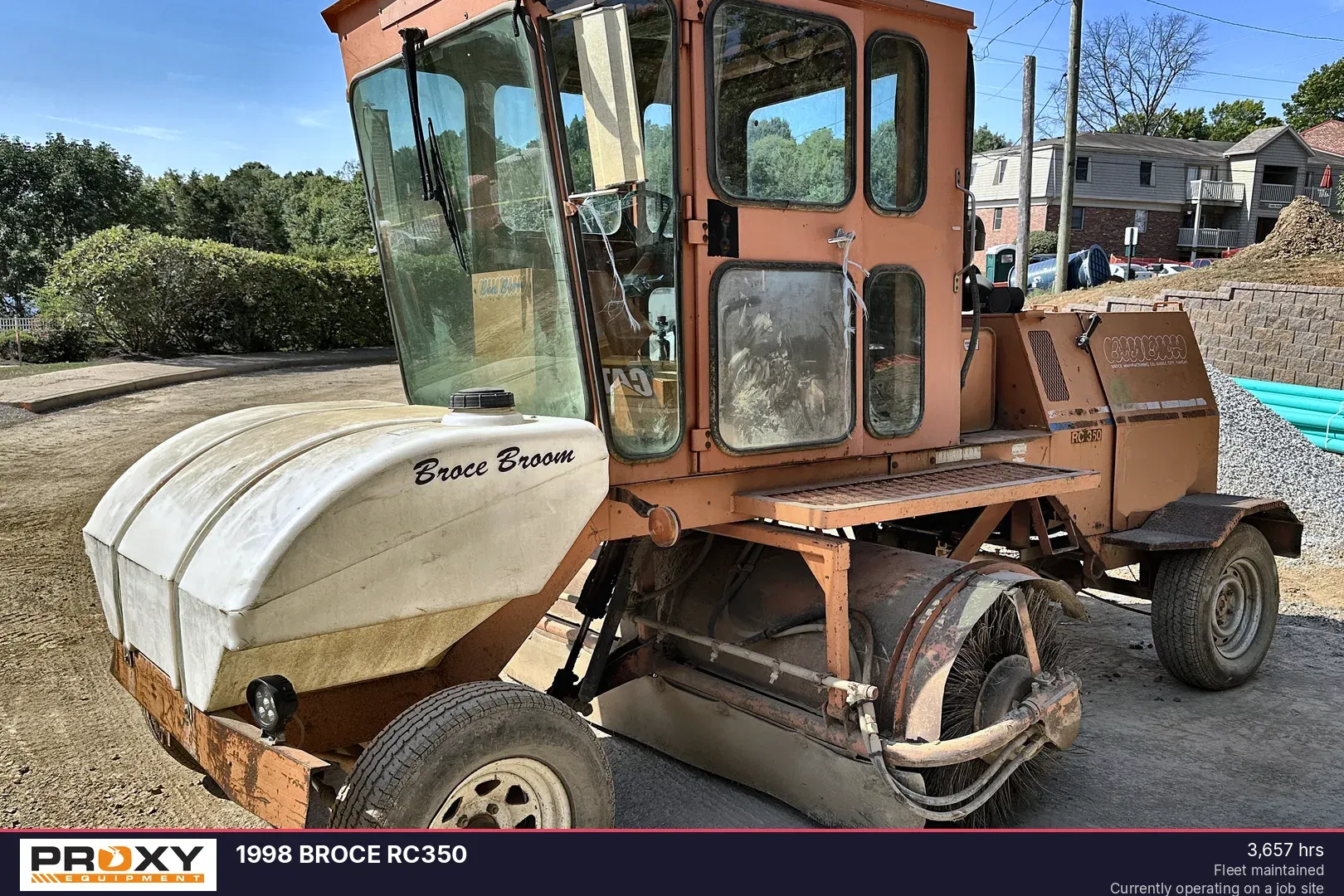 1998 Broce RC350 Equipment Image0
