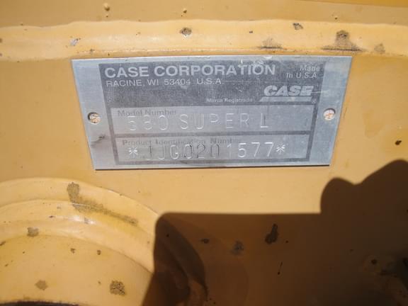 Image of Case 580 Super L equipment image 3