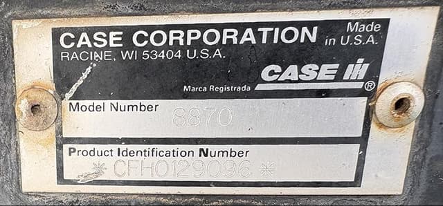 Image of Case IH 8870 equipment image 3