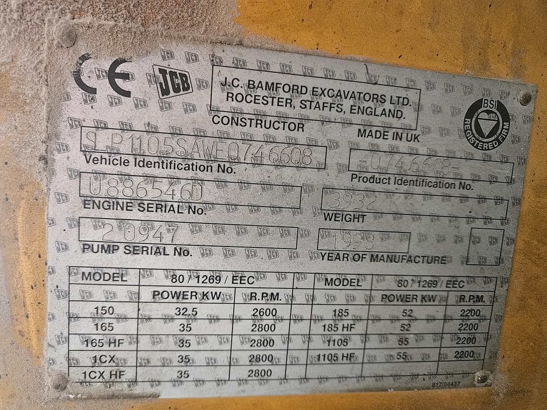 Image of JCB 1105 III Image 1